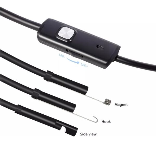 Camara Endoscopica 2 Mts Inspeccion Usb Y Micro Usb Con Luz - Imagen 5