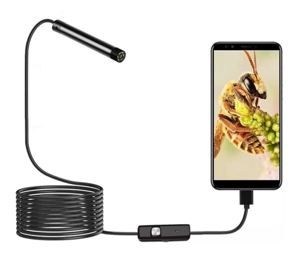 Camara Endoscopica 2 Mts Inspeccion Usb Y Micro Usb Con Luz