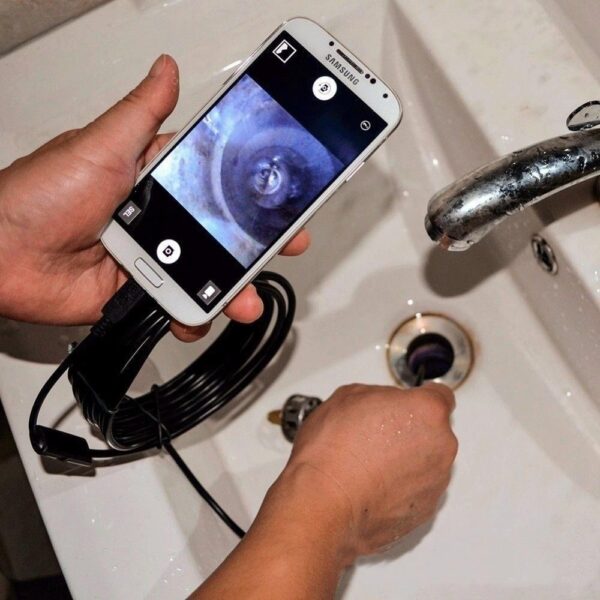 Camara Endoscopica 2 Mts Inspeccion Usb Y Micro Usb Con Luz - Imagen 6