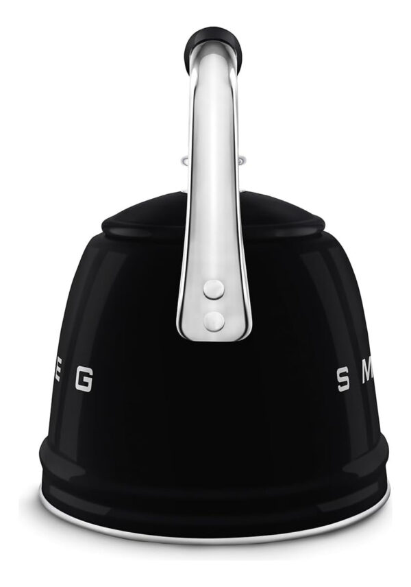 Pava Smeg Silbadora Hervidor Hornalla Retro 2.4 L | Negro - Imagen 3