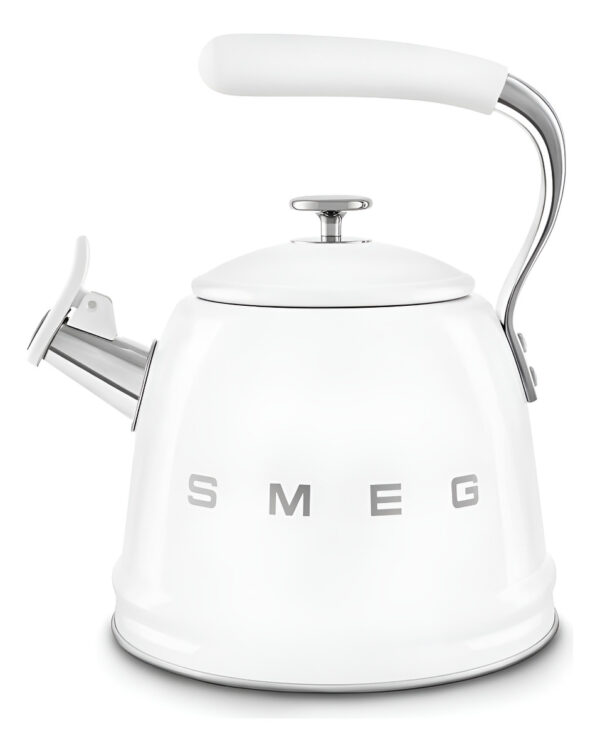 Pava Smeg Silbadora Hervidor Hornalla Retro 2.4 L | Blanco - Imagen 2