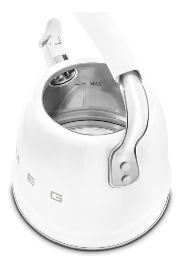 Pava Smeg Silbadora Hervidor Hornalla Retro 2.4 L | Blanco - Imagen 7