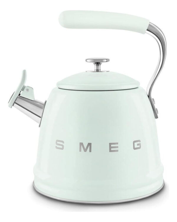Pava Smeg Silbadora Hervidor Hornalla Retro 2.4 L | Verde Pastel - Imagen 2