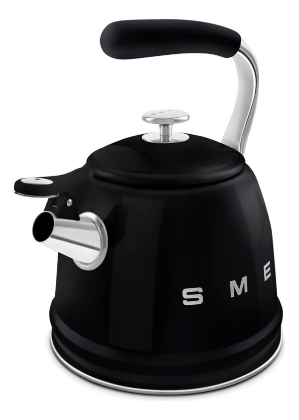 Pava Smeg Silbadora Hervidor Hornalla Retro 2.4 L | Negro - Imagen 4