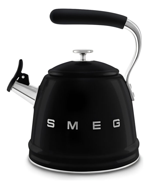 Pava Smeg Silbadora Hervidor Hornalla Retro 2.4 L | Negro - Imagen 2
