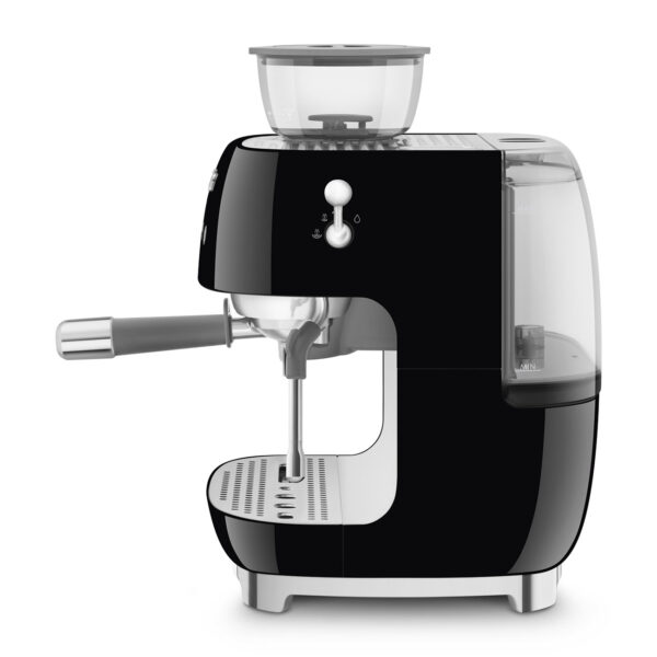 Cafetera Espresso Smeg Italiana C/ Molinillo 220 Volts Negro - Imagen 3