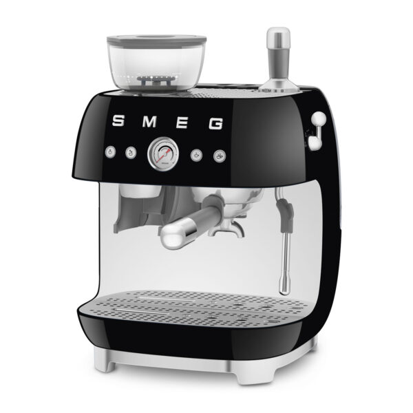 Cafetera Espresso Smeg Italiana C/ Molinillo 220 Volts Negro - Imagen 5