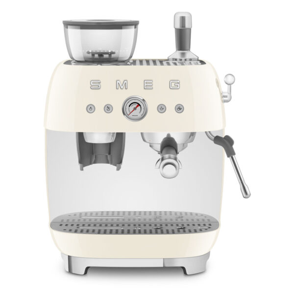 Cafetera Espresso Smeg Italiana C/ Molinillo 220 Volts Crema - Imagen 7