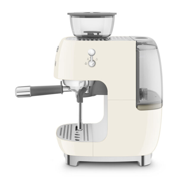 Cafetera Espresso Smeg Italiana C/ Molinillo 220 Volts Crema - Imagen 6