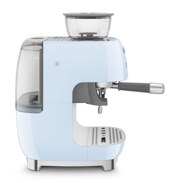 Cafetera Espresso Smeg Italiana C/ Molinillo 220 Volts Celeste - Imagen 4
