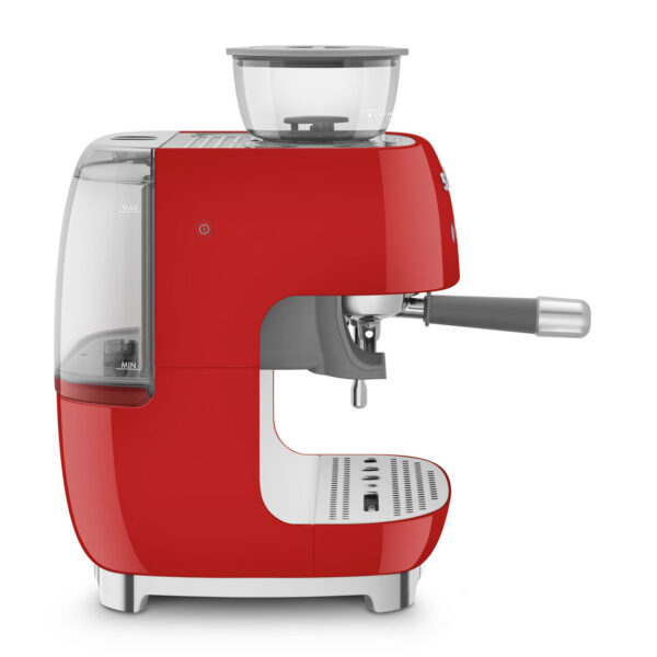 Cafetera Espresso Smeg Italiana C/ Molinillo 220 Volts Rojo - Imagen 7
